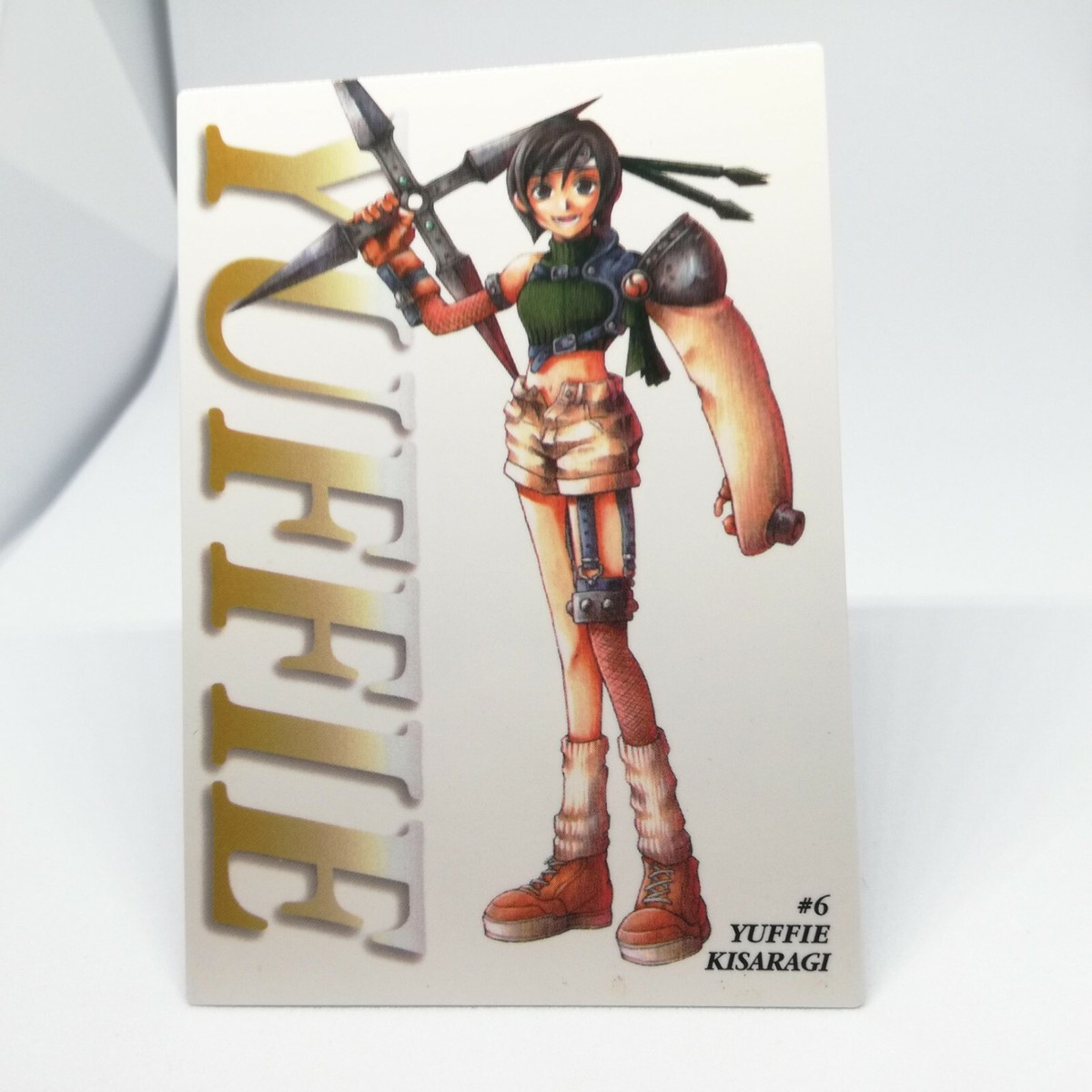 ファイナルファンタジーViiiCard Dass Masters Yuffie Kisaragi No.06 Final FantasyⅦ Card Dass Masters 1ST