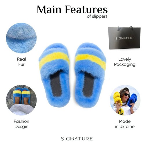 Signature Womens Fur Slippers Cozy Mink House shoes Indoor Outdoor - Picture 89 of 105