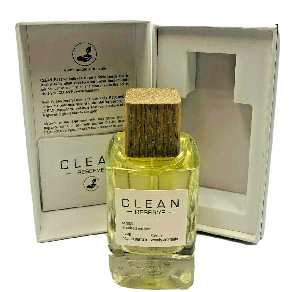Clean Reserve копченый ветивер от Clean 3.4 /3.3 парфюмированная вода спрей для женщин новый в коробке - Изображение 3 из 4