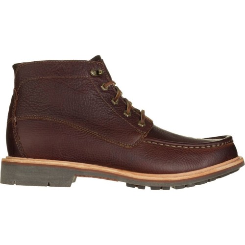 NEU Herren OluKai Kohala Wasserdicht Leder Stiefel 57457 Dunkles Holz Größe 10/11,5 - Bild 2 von 7