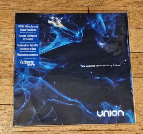 Talib Kweli Fatbeats Union Time Leak Vinyl Limited Edition Triangle Shaped Rare - Picture 4 of 6