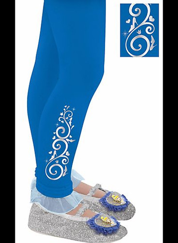 COLLANT SENZA PIEDI SCALDA GAMBE costume di Halloween taglie 4-6 Disney e altro! - Foto 5 di 41