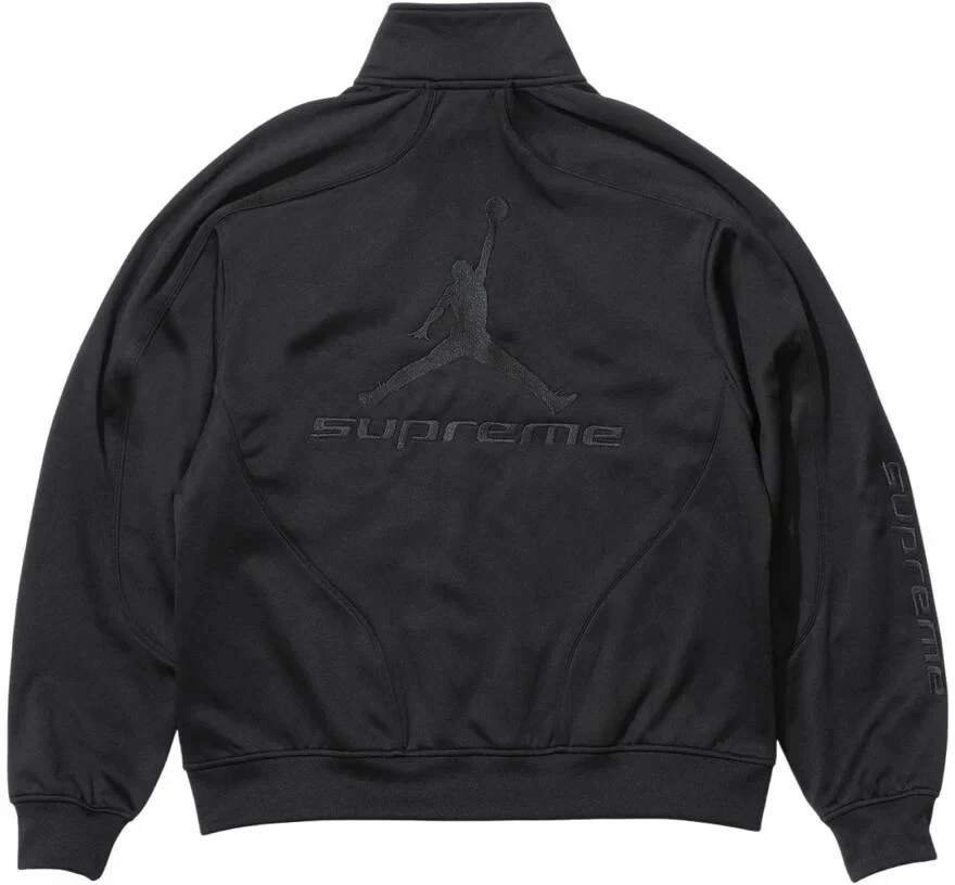 Veste de survêtement Supreme Jordan Tricot taille M FW24 noir neuve scellée