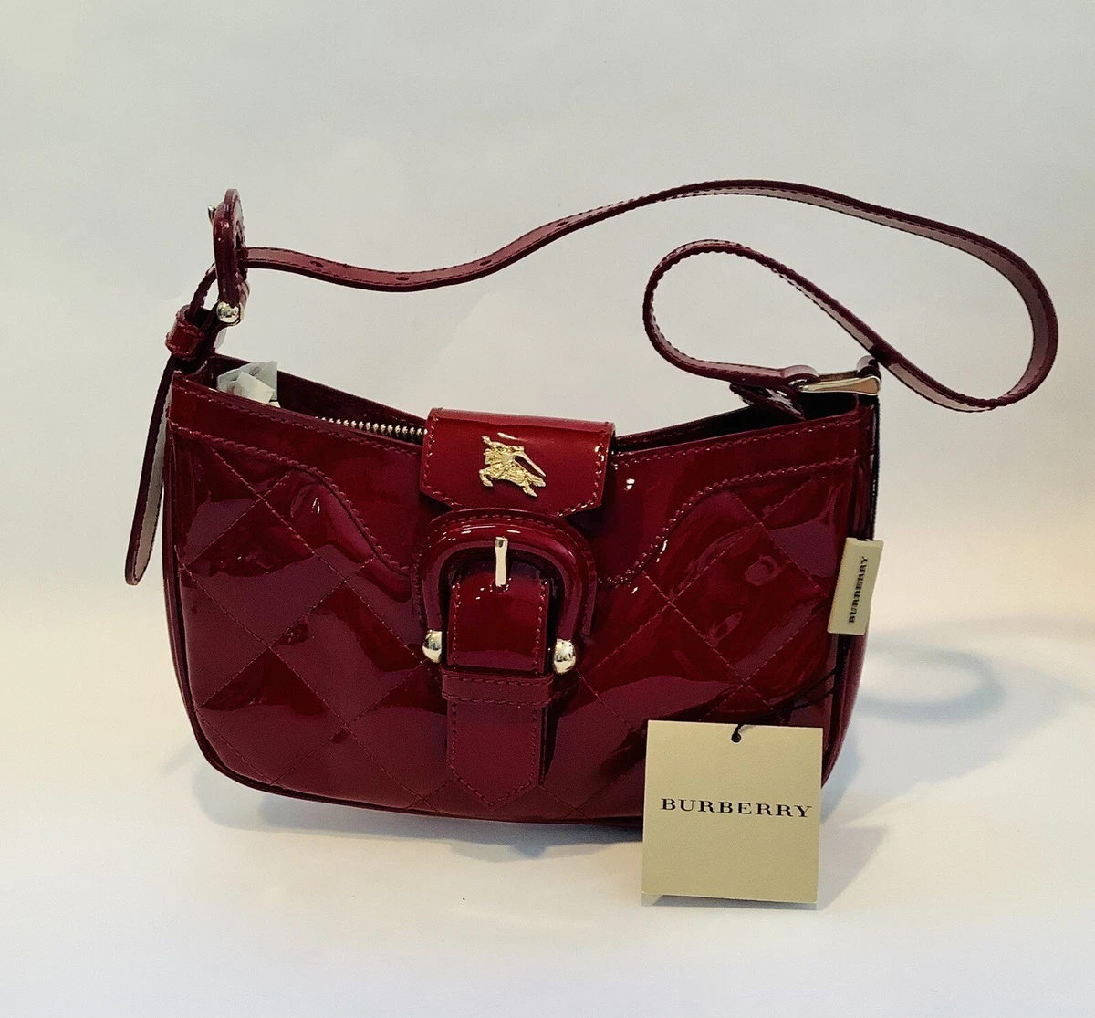 25+ Burberry Red Patent Bags & Handbags for Women for sale