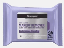 Neutrogena Makeup Remover Ultra Soft Cleansing Night Calming Wipes 25ct