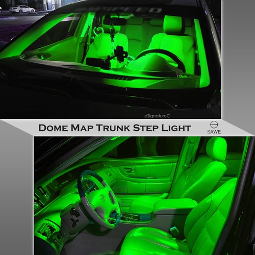20 x SAWE Green 31MM Festoon 5050 6SMD Dome Map LED Light Bulbs DE3175 DE3022 - Foto 5 di 6