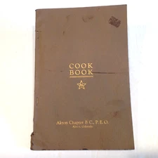 PEO COOKBOOK 1925 AKRON CHAPTER BC