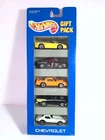 Hot Wheels Chevrolet 5-Car Gift Pack 1993 #12403 New Vintage Sealed