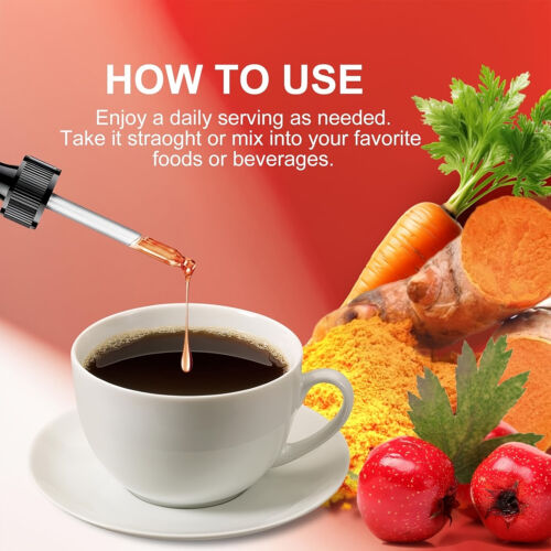 CAYENNE PEPPER, HAWTHORN, BEET ROOT, TURMERIC, VITAMIN K2+D3, ALL-IN-ONE LIQUID - Picture 12 of 14