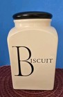FAIRMONT & MAIN SCRIPT Biscuit Canister Utensil Storage Jar  9" h