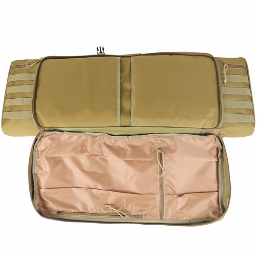 Double Rifle Bag Soft Padded Long Rifle Case Shotgun Backpack F Shooting Hunting - Picture 13 of 21