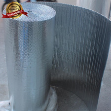 30M Long 1M Wide Double Foil Insulation Aluminium Bubble Shed Loft Attic Van