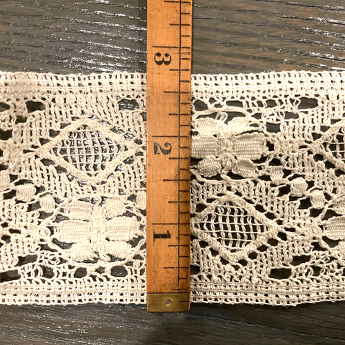 Vintage Nottingham Lace 101"" + 61"" 4,5 Yards - Bild 4 von 7