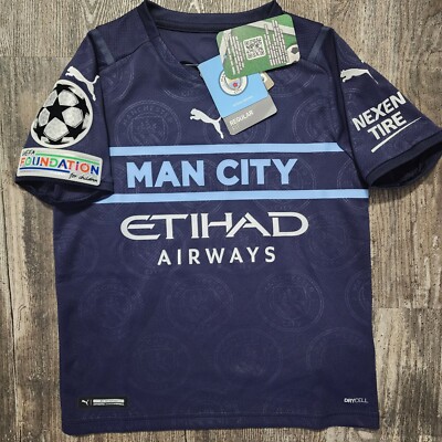 Grealish Men's Puma Jack Grealish White Manchester City 2021/22 Away