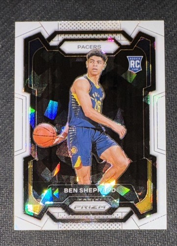 BEN SHEPPARD 2023-24 PANINI PRIZM #172 WHITE CRACKED ICE PRIZM ROOKIE /35 RC - Picture 1 of 5