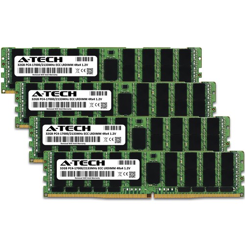 128GB 4x 32GB PC4-2133 LRDIMM Supermicro 1029TP-DTR 2029U-TRTP Memory RAM - Picture 2 of 5