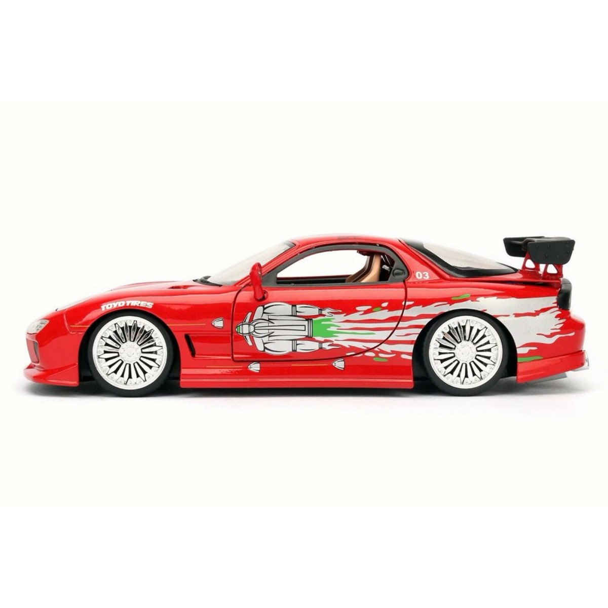 98645 jada FAST AND FURIOUS DOM'S MAZDA RX-7. 1:24 DIECAST
