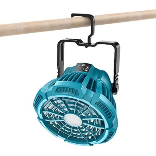 Portable Camping Fan for Makita 18V Li-ion Battery Outdoor Jobsite Fan Cordless - Picture 5 of 8