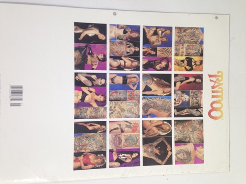 Lot of 4 vtg Tattoo Magazine Calendars years 1992 1993 1994 1995 wall Calendar - Picture 21 of 23