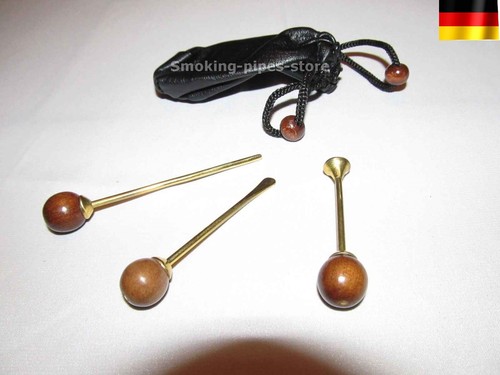 ACCESSORI PIPA TABACCO posate pulizia Reamer tappo tampone spina cura pipa - Foto 2 di 12