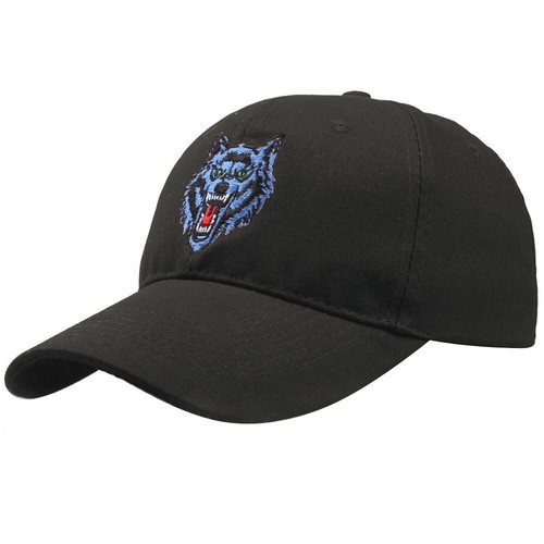 Men Embroidered Wolf Head Patch Baseball Caps Adjustable Dad Hats Polo Military - Picture 7 of 22