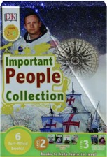 DK IMPORTANT PEOPLE COLLECTION 6 book set. Levels 2-3. NEW!