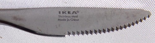 Juego de cubiertos modernos de mediados de siglo de acero inoxidable Ikea Fornuft 42 piezas - Imagen 6 de 6