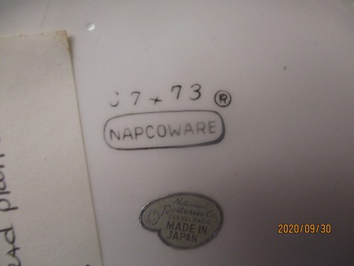 NAPCO HEAD VASE LARGE 8" C7473 FOIL LABEL HEADVASE - Picture 3 of 7