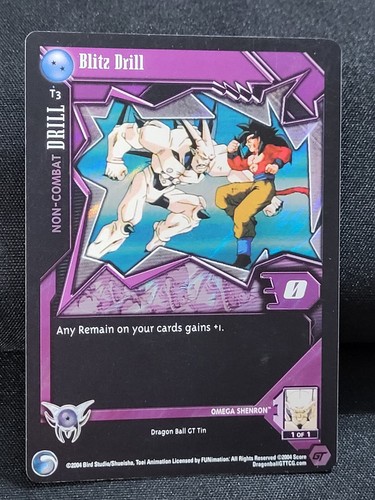 2 x Dragon Ball GT Folie Blitzbohrer T3 Blech Promo DBZ DBGT TCG CCG 2004 SCORE NM - Bild 12 von 19