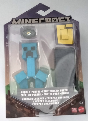 NEW ~ MINECRAFT ~ BUILD A PORTAL SET ~ FOX CREEPER STEVE STRIDER PIGLIN GOAT - Picture 4 of 8