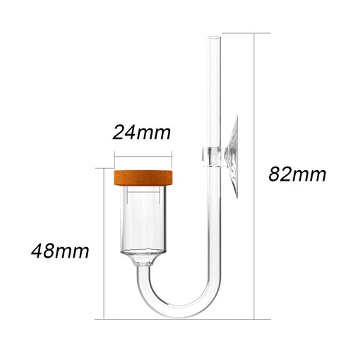 USA Shipping Aquarium Nano CO2 Diffuser With Customized Ceramic for Planted Tank - Bild 8 von 8