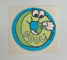 Vintage Scratch Sniff Sticker 80s - Candy Mint Trend Matte with TM