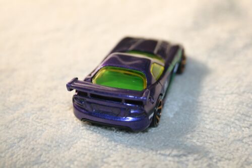 HOT WHEELS ๐ฅ 2022 VIOLA METALLIZZATO DODGE VIPER SRT10 ACR ๐ฅ CON CERCHI ORO A 5 RAZZE - Foto 4 di 7