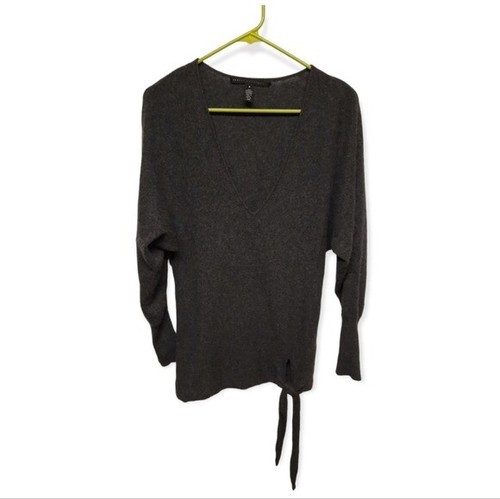 Robert Rodriguez Cashmere Sweater Gray V-neck Size Small - Picture 2 of 6