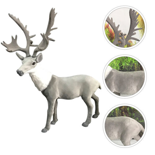 Woodland Figuren Deer Dekoration Plüsch Rentier Entzückende Deer - Bild 6 von 7
