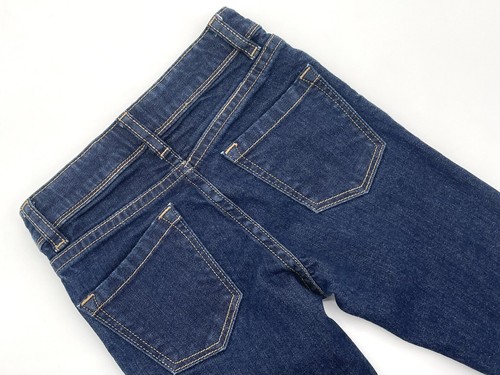 EUC Mini Boden Little Girls Slim Fit Jeans / Denim Pants In Dark / Navy Blue 5 - Picture 11 of 11