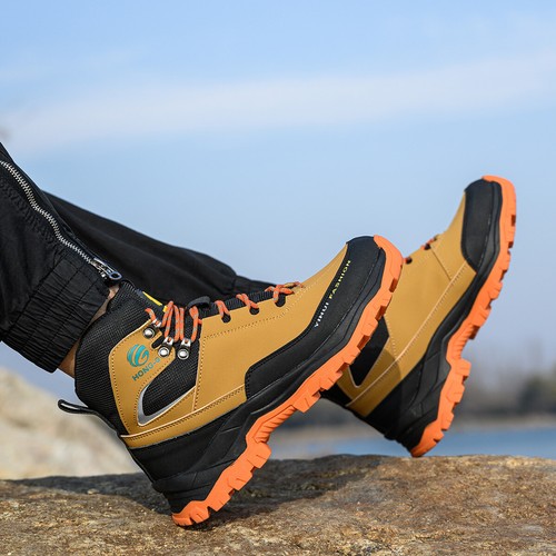 Unzerstörbare Herren Arbeitsstiefel Stahlkappe Sicherheitsschuhe Wasserdicht Rutschfeste Stiefel - Bild 36 von 40