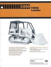 Equipment Brochure - Case 1150C Crawler Loader - Hyster W5A Winch c1978 (E3855)