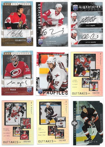 Upper Deck UD Be a Player BAP Hockey Inserts & Autographs - Various Years - Picture 1 of 33
