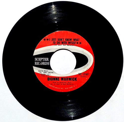 DIONNE WARWICK - I Just Don't Know What To Do With Myself - Vinyl 45rpm Zepter