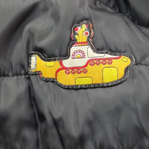 THE BEATLES Steppjacke XL Yellow Submarine Markenlogo Herren Schwarz Neu mit Etikett - Bild 8 von 11
