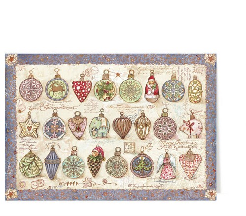 Christmas is Coming Advent calendar cards traditional german design - Picture 2 of 5