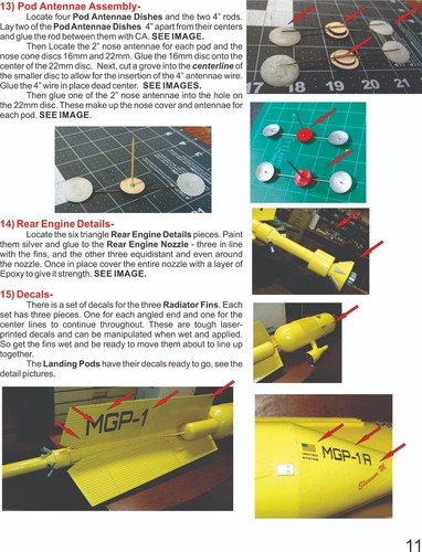 Super Fight the World Sale - Mars Gravity Probe 1 - Flying Kit 1/18 Scale - Picture 6 of 10