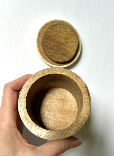 NEW! Matr Boomie “ANKURA” MANGO WOOD & BONE KEEPSAKE BOX — Handmade, Sustainable - Picture 12 of 19