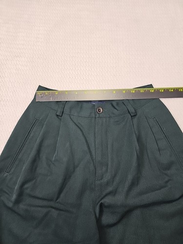 Vintage Liz Sport Shorts Womens 6 Pleated Front Green High Rise - Picture 4 of 8