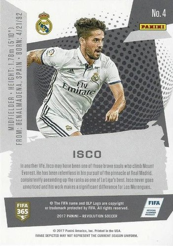 Panini Revolution Soccer 2017 - tarjetas comunes básicas - Real Madrid CF - (1 - 10) - Imagen 6 de 36