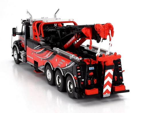 IXO 1/43 2018 KENWORTH T800 WRECK/RECOVERY HEAVY RESCUE TRUCK RED & BLACK TTR032 - Picture 7 of 9
