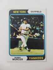BOBBY MURCER 1974 TOPPS BASEBALL CARD #90 NEW YORK YANKEES