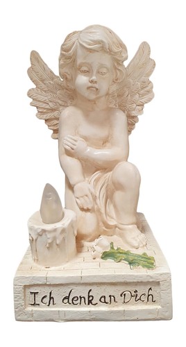 Angel Kneeling down Figurine with Solar light
