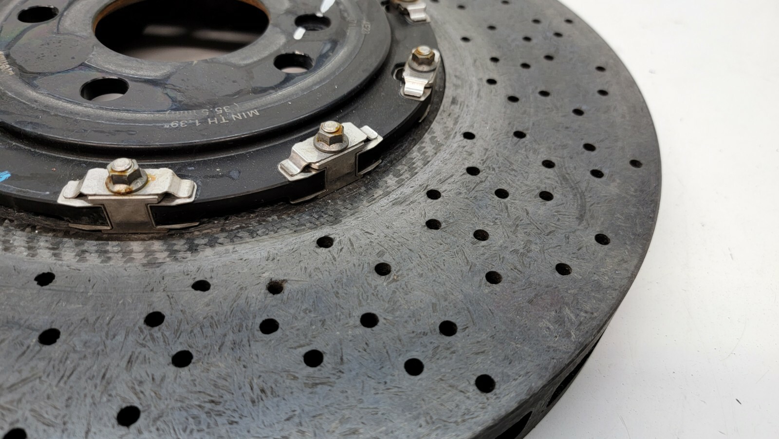 MCLAREN 650 S FRONT CARBON CERAMIC BRAKE DISC ROTOR OEM 11C0674CP 